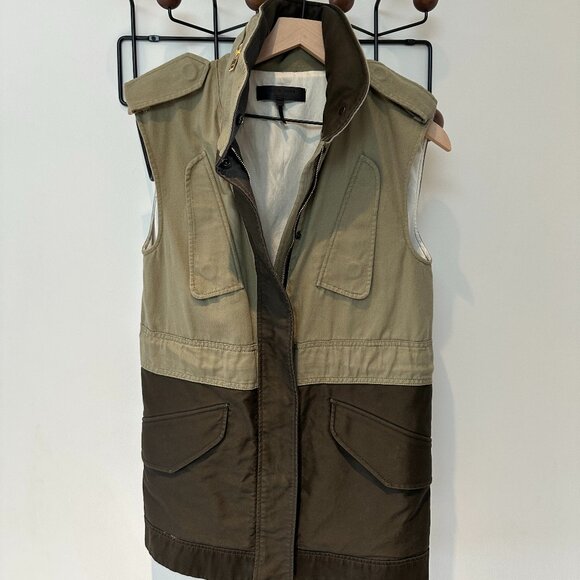 Rag & Bone Colorblock Utility Vest - Picture 1 of 9